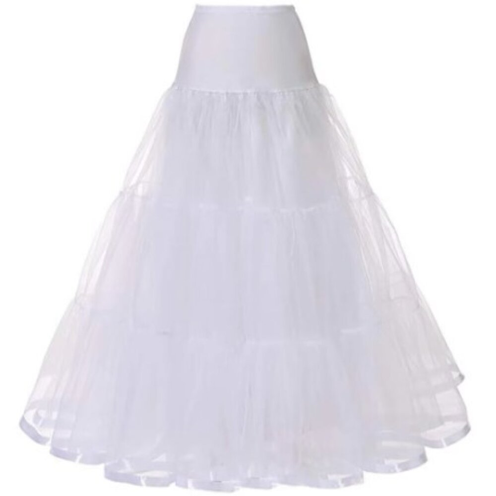 Womens 50s Petticoat Ankle Length Petticoats Wedding Petticoat Slip